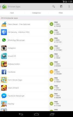 Скриншот приложения AppBrain App Market - №5