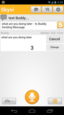 Скриншот приложения Skyvi (Siri for Android) - №2