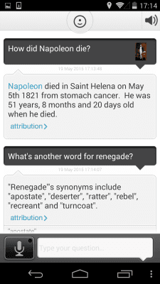 Скриншот приложения Evi - №4