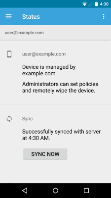 Скриншот приложения Google Apps Device Policy - №4