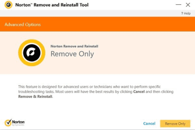 Скриншот приложения Norton Remove and Reinstall - №1