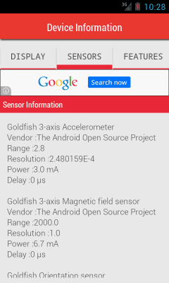 Скриншот приложения My Device Info - №4