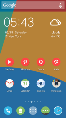 Скриншот приложения Circle Solo Launcher Theme - №4