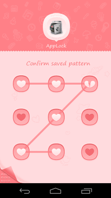 Скриншот приложения AppLock Theme Pink - №1