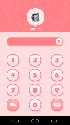 Скриншот приложения AppLock Theme Pink - №2