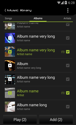 Скриншот приложения Скин Carbo для NRG Player - №4