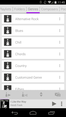 Скриншот приложения Rocket Player Light Purple - №3