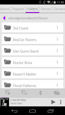 Скриншот приложения Rocket Player Light Purple - №4