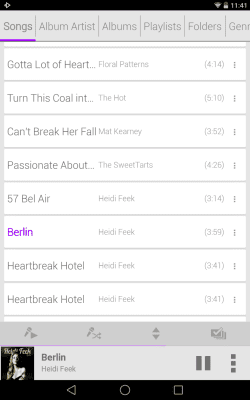 Скриншот приложения Rocket Player Light Purple - №7