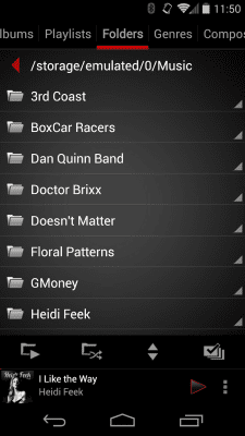 Скриншот приложения Rocket Player Classic Red Skin - №3