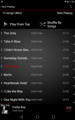 Скриншот приложения Rocket Player Classic Red Skin - №7