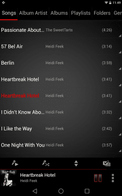 Скриншот приложения Rocket Player Classic Red Skin - №8