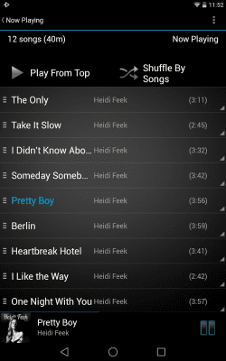 Скриншот приложения Rocket Player Classic Blue - №6