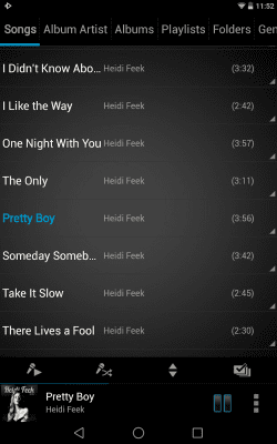 Скриншот приложения Rocket Player Classic Blue - №7