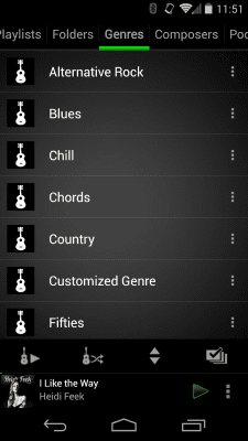 Скриншот приложения Rocket Player Classic Green - №4