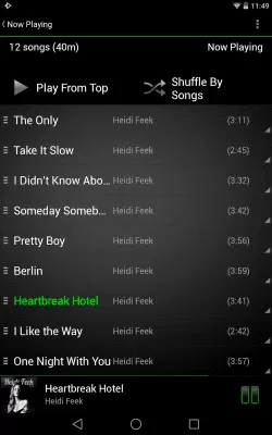 Скриншот приложения Rocket Player Classic Green - №6