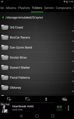 Скриншот приложения Rocket Player Classic Green - №7
