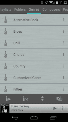 Скриншот приложения Rocket Player Chrome Theme - №4