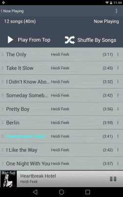Скриншот приложения Rocket Player Chrome Theme - №6