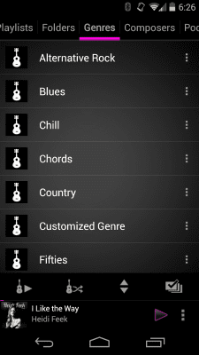 Скриншот приложения Rocket Player Classic Pink - №4