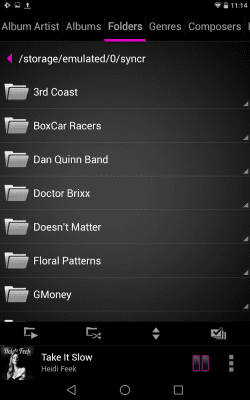 Скриншот приложения Rocket Player Classic Pink - №7