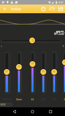 Скриншот приложения Rocket Player Gold Theme - №3