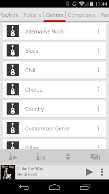 Скриншот приложения Light Red Skin - Rocket Player - №3