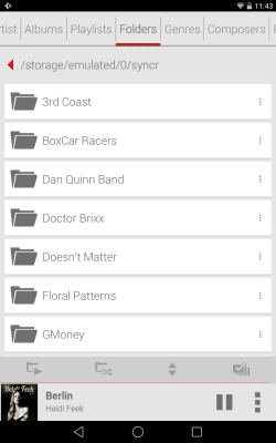 Скриншот приложения Light Red Skin - Rocket Player - №6