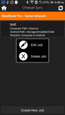 Скриншот приложения Cheetah Sync for Files/Folders - №6