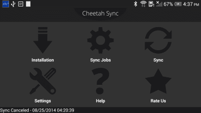 Скриншот приложения Cheetah Sync for Files/Folders - №7