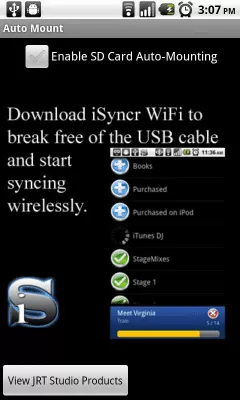 Скриншот приложения Auto Mount Your SD Card - №1