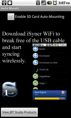 Скриншот приложения Auto Mount Your SD Card - №5