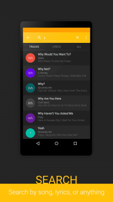 Скриншот приложения Lyrics for Android - №7