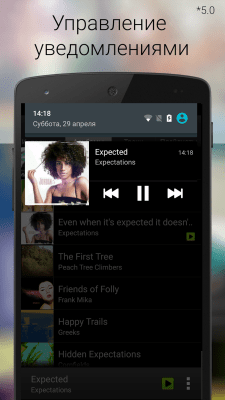 Скриншот приложения Android Music Player - №6
