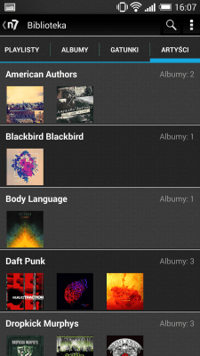 Скриншот приложения n7player Skin - Classic - №5