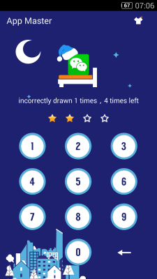 Скриншот приложения AppLock Theme - Night - №1