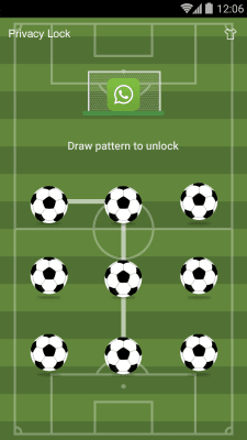 Скриншот приложения AppLock Theme - Football - №2