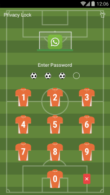 Скриншот приложения AppLock Theme - Football - №3