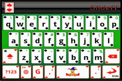 Скриншот приложения SlideIT Blackjack Cards Skin - №4