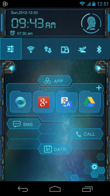 Скриншот приложения EVA Toucher Theme GO Launcher - №3