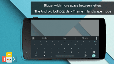 Скриншот приложения aitype Lollipop Keyboard theme - №5