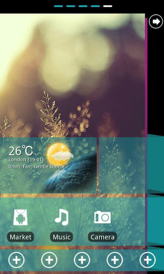 Скриншот приложения WP7blue Theme GO Launcher EX - №3