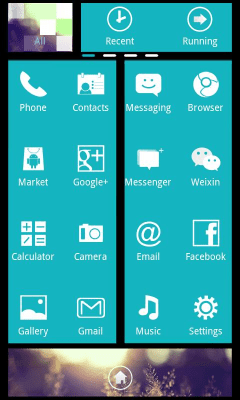 Скриншот приложения WP7blue Theme GO Launcher EX - №5