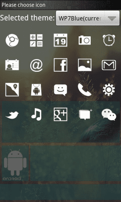 Скриншот приложения WP7blue Theme GO Launcher EX - №6