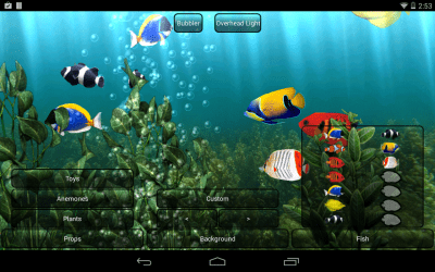 Скриншот приложения Aquarium Free Live Wallpaper - №4