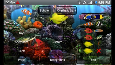 Скриншот приложения Aquarium Free Live Wallpaper - №5