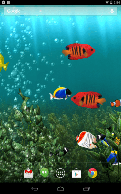 Скриншот приложения Aquarium Free Live Wallpaper - №7
