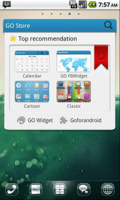 Скриншот приложения Clee2 Theme GO Launcher EX - №5