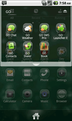 Скриншот приложения Clee2 Theme GO Launcher EX - №7