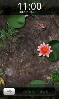 Скриншот приложения GO Locker Lucky Fishpond Theme - №4